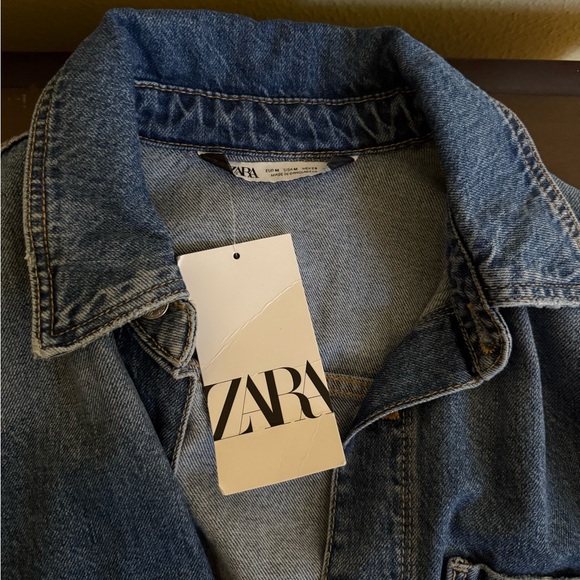 🎉 NWT - Zara Denim Jumpsuit - Picture 7 of 7